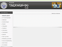 Tablet Screenshot of kolbotn.taekwondo.no